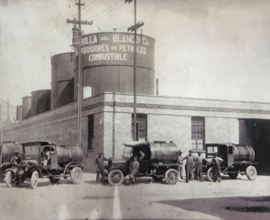 Operación histórica de distribución de combustible